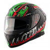 AXOR Apex Beast Gloss Black Green Helmet