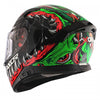AXOR Apex Beast Gloss Black Green Helmet