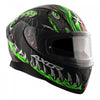 AXOR Apex Beast Gloss Black Green Helmet