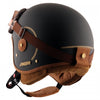 AXOR Retro Open Face Che Ruin Dull Black Gold Helmet