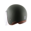AXOR Jet Open Face Dull Battle Green Helmet