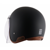 AXOR Jet Open Face Dull Black Helmet