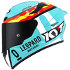 KYT TT Course Jaume Masia Leopard Replica Gloss Helmet