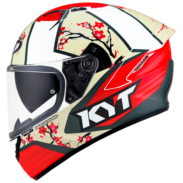 KYT NFR Xavi Sakura Replica Gloss Helmet– Moto Central