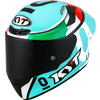 KYT TT Course Leopard Racing Dallaporta Replica Gloss Helmet