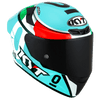 KYT TT Course Leopard Racing Dallaporta Replica Gloss Helmet