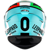 KYT TT Course Leopard Racing Dallaporta Replica Gloss Helmet