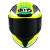 KYT TT Course Gear Gloss Black Yellow Helmet