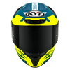 KYT TT Course Fuselage Matt Yellow Helmet