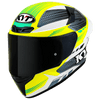 KYT TT Course Gear Gloss Black Yellow Helmet