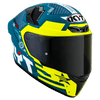 KYT TT Course Fuselage Matt Yellow Helmet