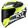 KYT TT Course Gear Gloss Black Yellow Helmet