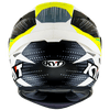 KYT TT Course Gear Gloss Black Yellow Helmet