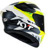 KYT TT Course Gear Gloss Black Yellow Helmet