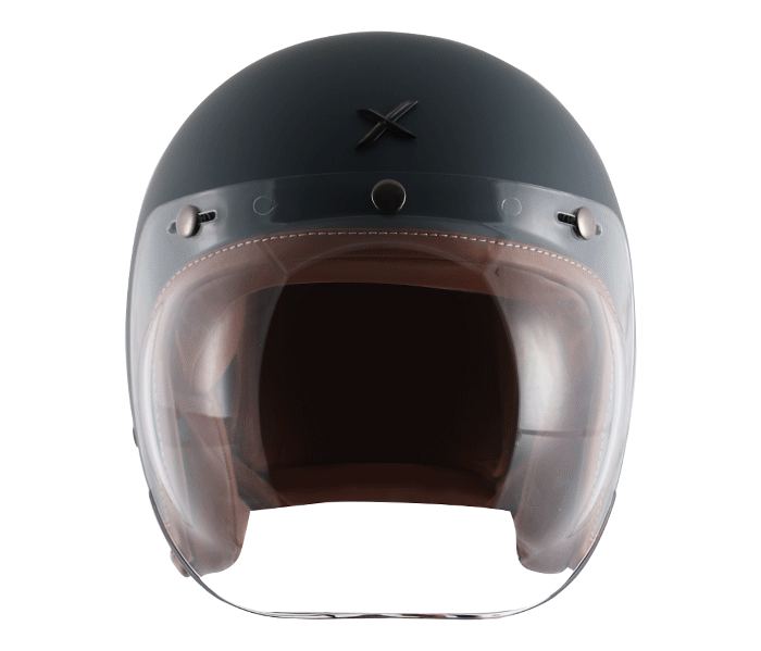 AXOR Jet Open Face Dull Slate Helmet