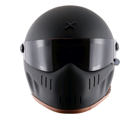 AXOR Retro Rogue Dull Black Helmet