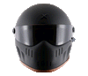 AXOR Retro Rogue Dull Black Helmet