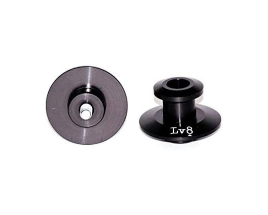 LV8 Aluminum Bobbins M10 x 1.50 Black (E201/10100N)