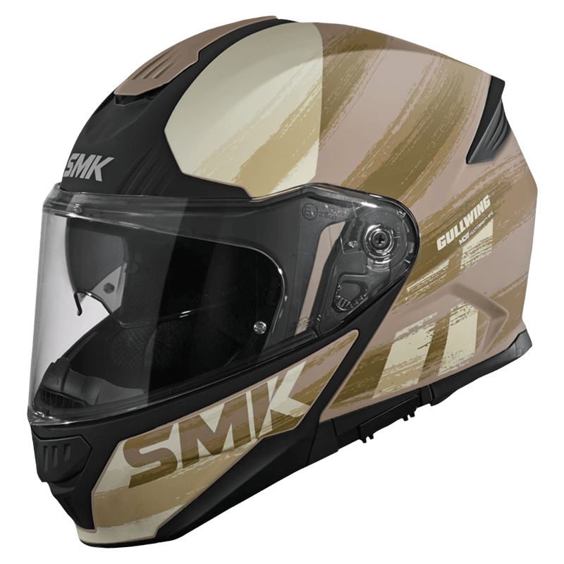 SMK Gullwing Tourleader Desert Grey Gloss (GL747) Helmet
