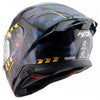 AXOR Apex Carbon Big Checks Gloss Neon Yellow Helmet