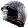 AXOR Apex Carbon Big Checks Gloss Red Helmet