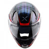 AXOR Apex Carbon Big Checks Gloss Red Helmet