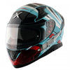 AXOR Apex Hex 2 Gloss Hex Blue Red Helmet