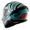 AXOR Apex Hex 2 Gloss Hex Blue Red Helmet