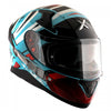AXOR Apex Hex 2 Gloss Hex Blue Red Helmet