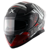AXOR Apex Hex 2 Gloss Cool Grey Red Helmet