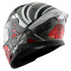 AXOR Apex Hex 2 Gloss Cool Grey Red Helmet