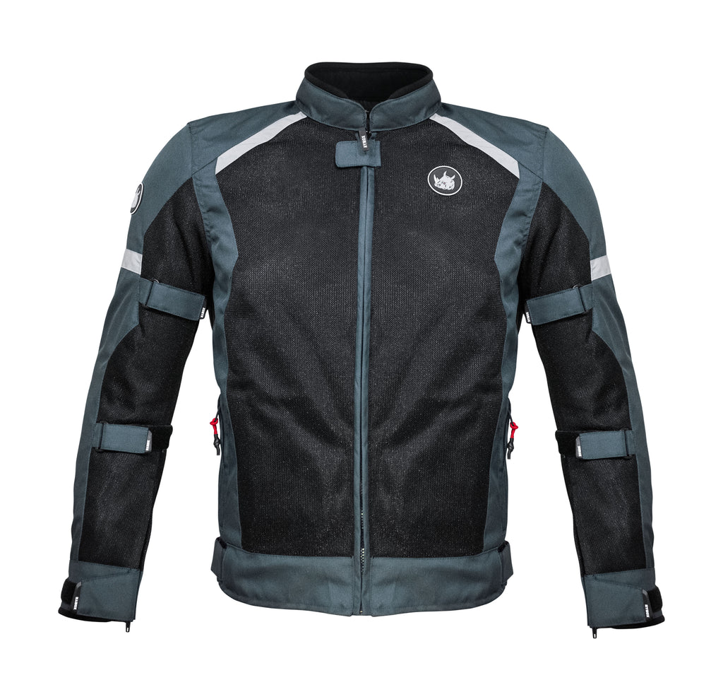 Rynox Urban Stone Grey Riding Jacket, Riding Jackets, Rynox Gears, Moto Central