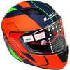 LS2 FF320 Stash Matt Navy Blue Orange Helmet