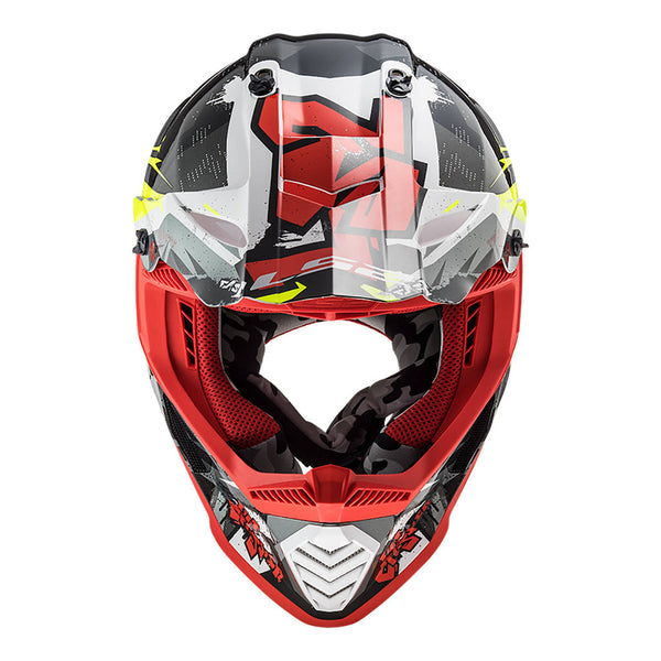 Dirt bike helmets red hot sale