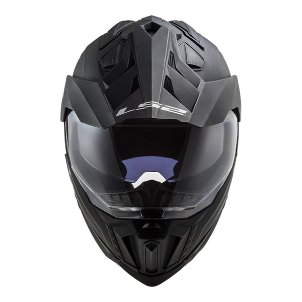 LS2 MX701 EXPLORER PLUS Solid Matt Black Helmet– Moto Central