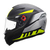 MT Hummer Brick Matt Fluro Yellow Helmet