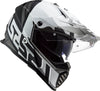 LS2 MX436 Pioneer Evo Evolve Matt White Black Helmet