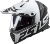 LS2 MX436 Pioneer Evo Evolve Matt White Black Helmet