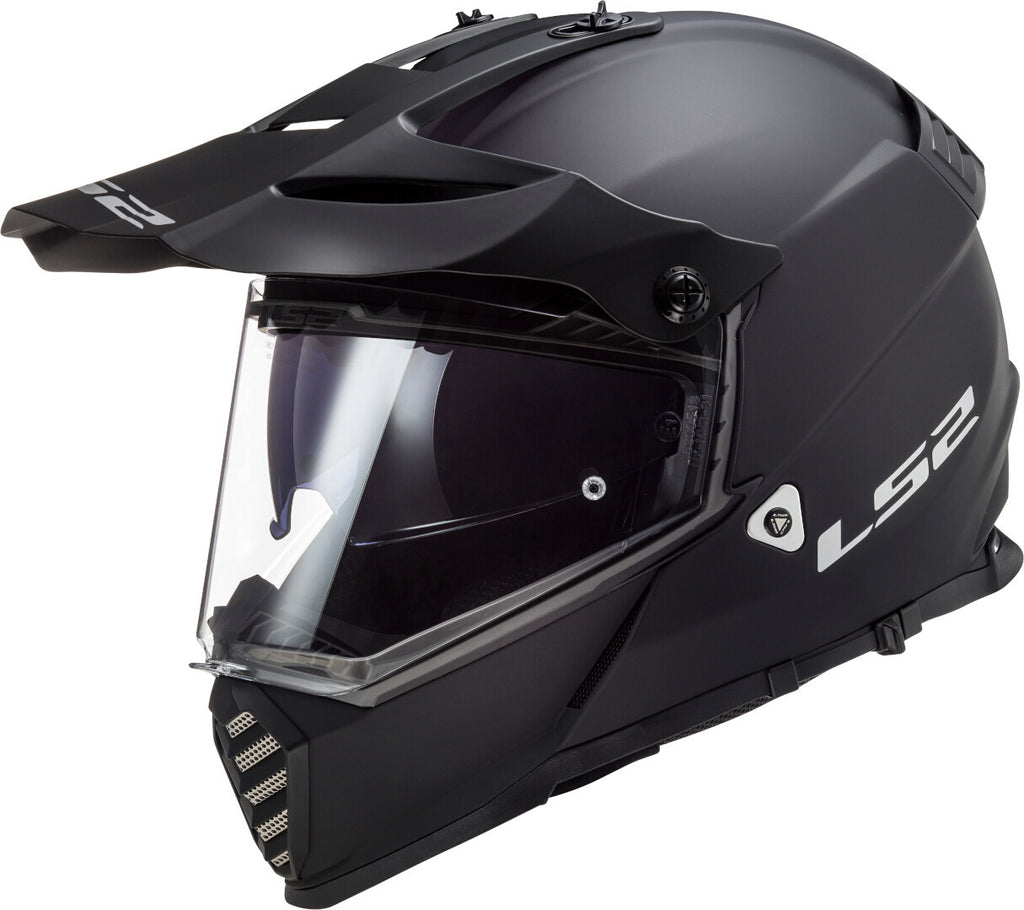 LS2 MX436 Pioneer Evo Solid Matt Black Helmet