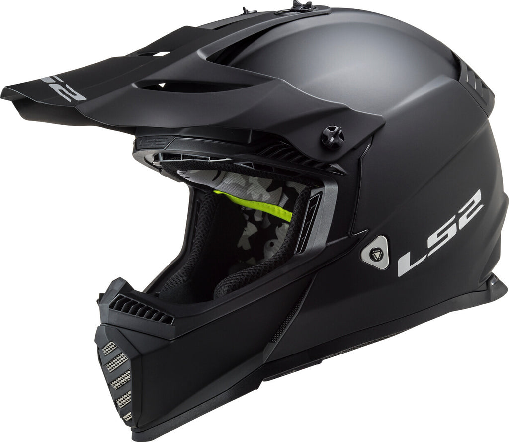 LS2 MX437 Fast Evo Solid Matt Black Helmet
