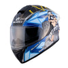 Bilmola Nex Polizia Gloss Black Blue Helmet