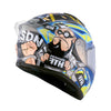 Bilmola Nex Polizia Gloss Black Yellow Helmet