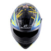 Bilmola Nex Polizia Gloss Black Yellow Helmet