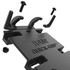 RAM Mounts Quick Grip XL Phone Mount with Handlebar U Bolt Base (RAM-B-149Z-A-PD4U)