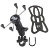 RAM Mounts Handlebar U-Bolt Mount with Universal RAM® X-Grip® Large Phone/Phablet Cradle, Mobile Mounts, RAM Mount, Moto Central