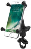 RAM Mounts Handlebar U-Bolt Mount with Universal RAM® X-Grip® Large Phone/Phablet Cradle, Mobile Mounts, RAM Mount, Moto Central