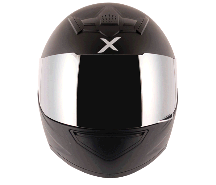 AXOR RAGE Solid Matt Black Helmet, Full Face Helmets, AXOR, Moto Central