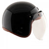 AXOR Jet Open Face Gloss Black Helmet