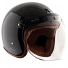 AXOR Jet Open Face Gloss Black Helmet