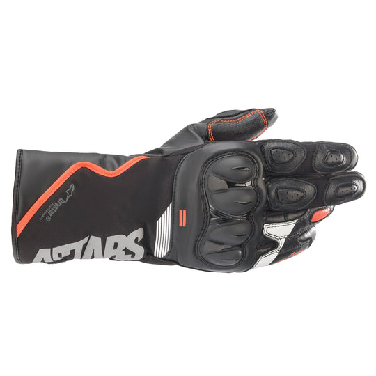 Alpinestars SP-365 DRYSTAR Black Red Fluro White Gloves